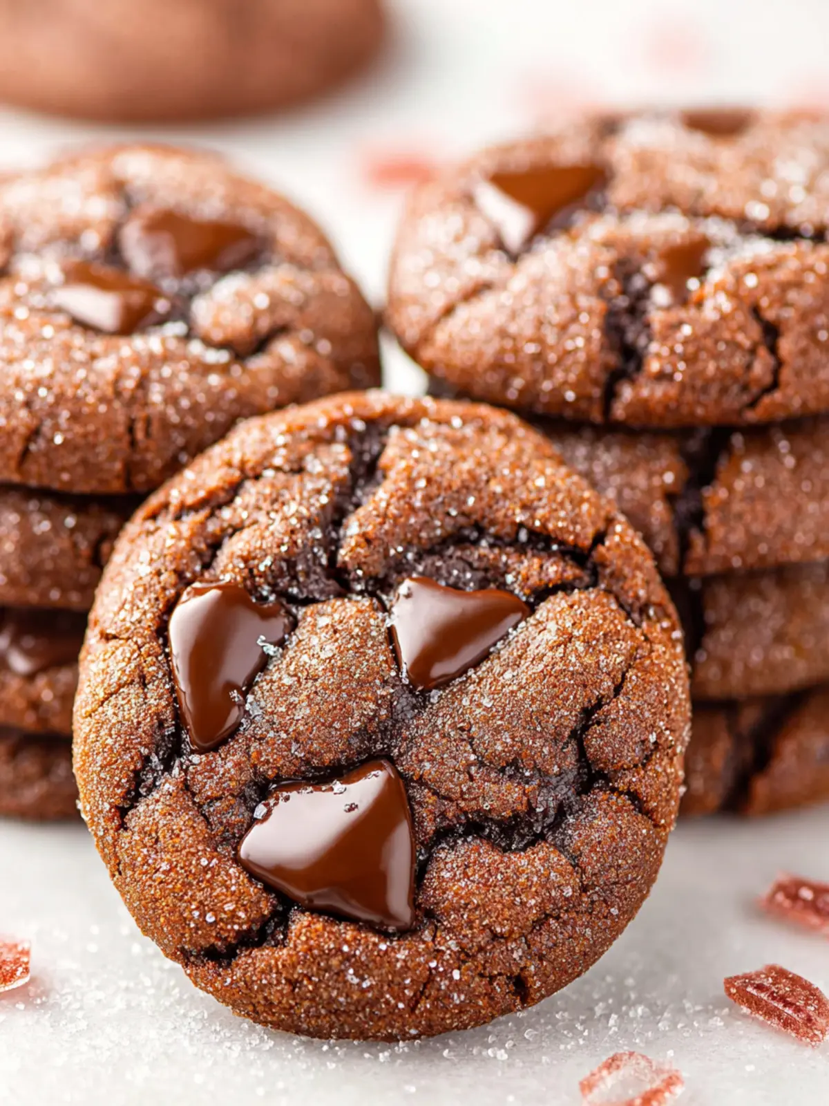 Chocolate Ginger Cookies First Image