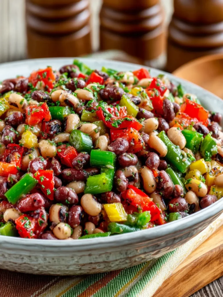 Black Bean Salad with Black-Eyed Peas First Image