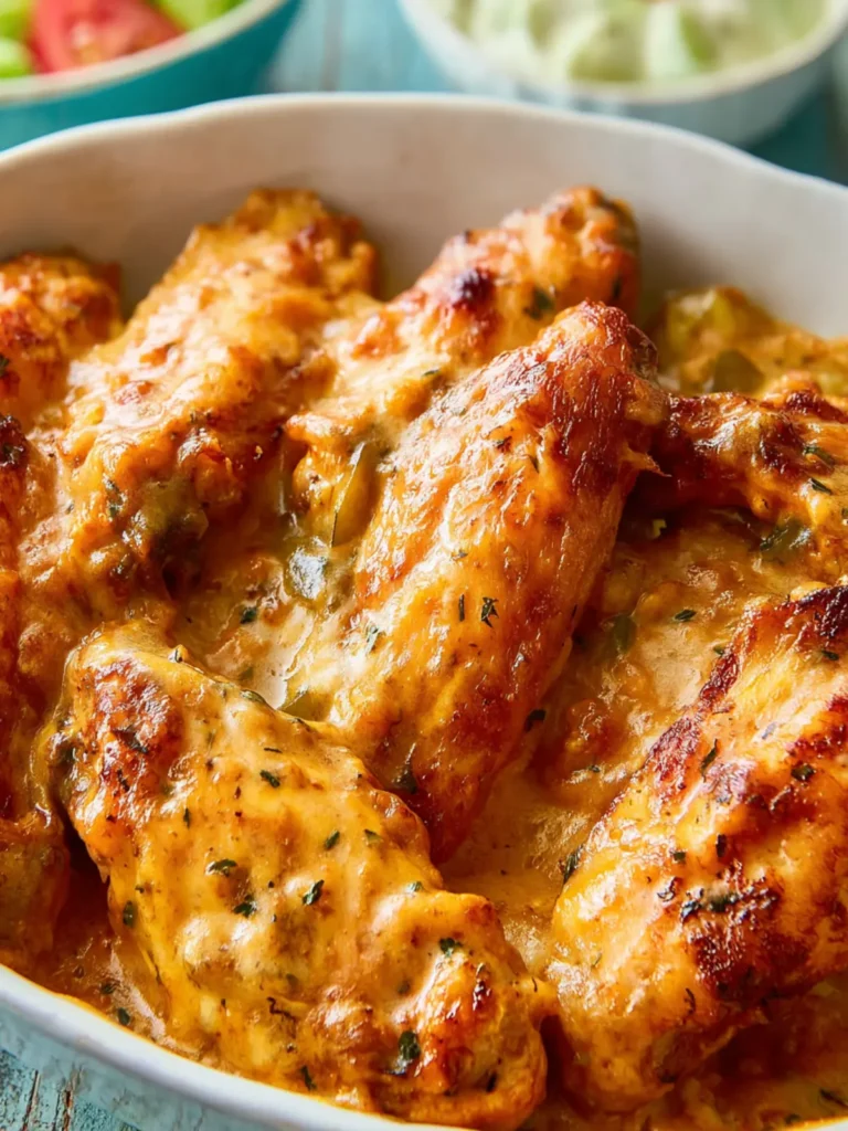 Smothered Chicken Wings Recipe First Image