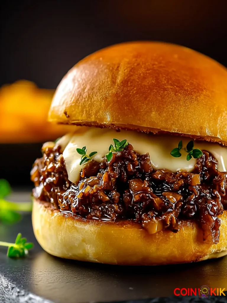 Best French Onion Beef Sloppy Joes First Image