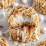 Marshmallow Rice Krispie Cookies First Image