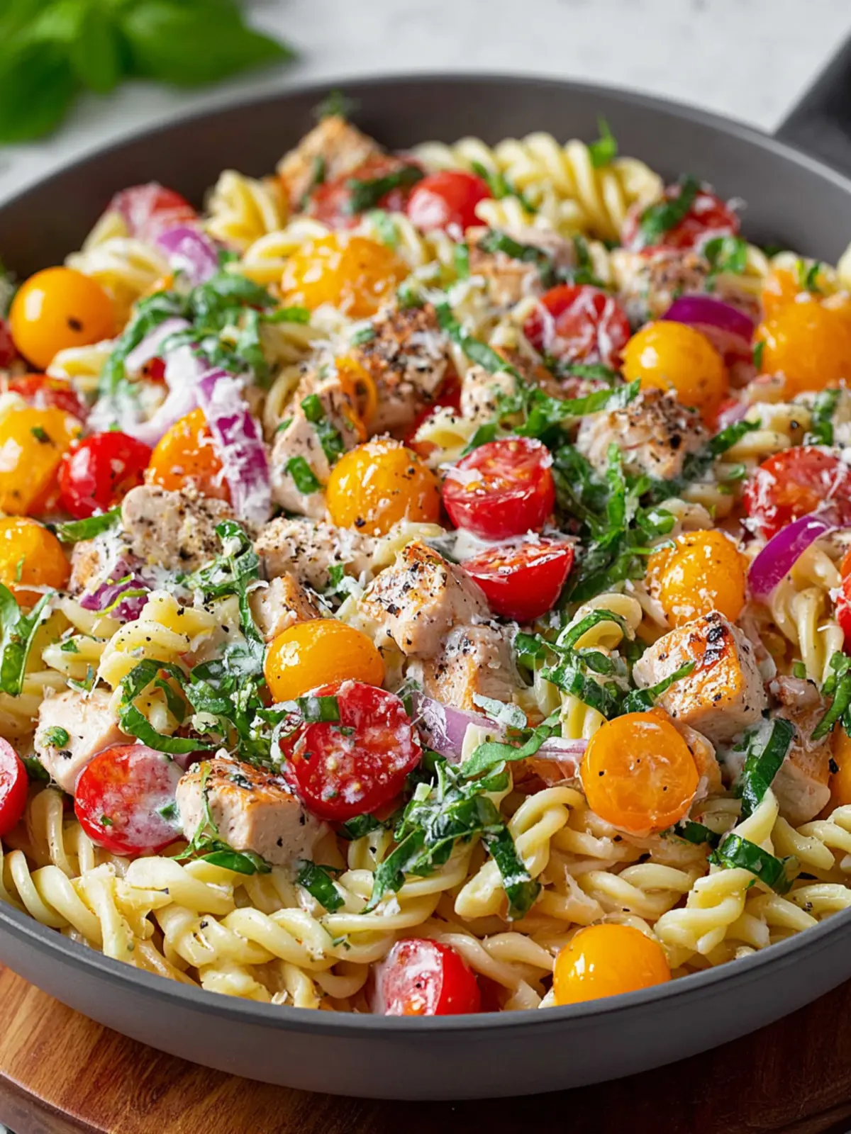 Creamy Chicken Pasta Salad First Image