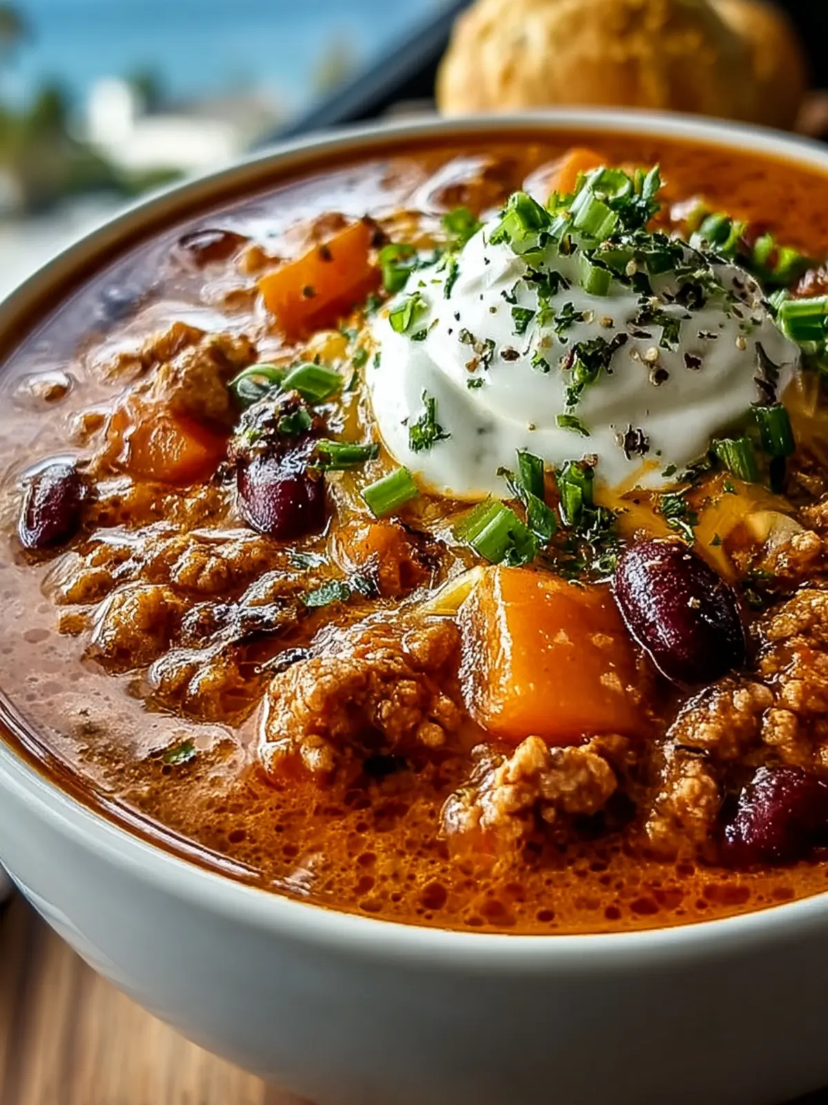 Creamy Turkey Pumpkin Chili First Image