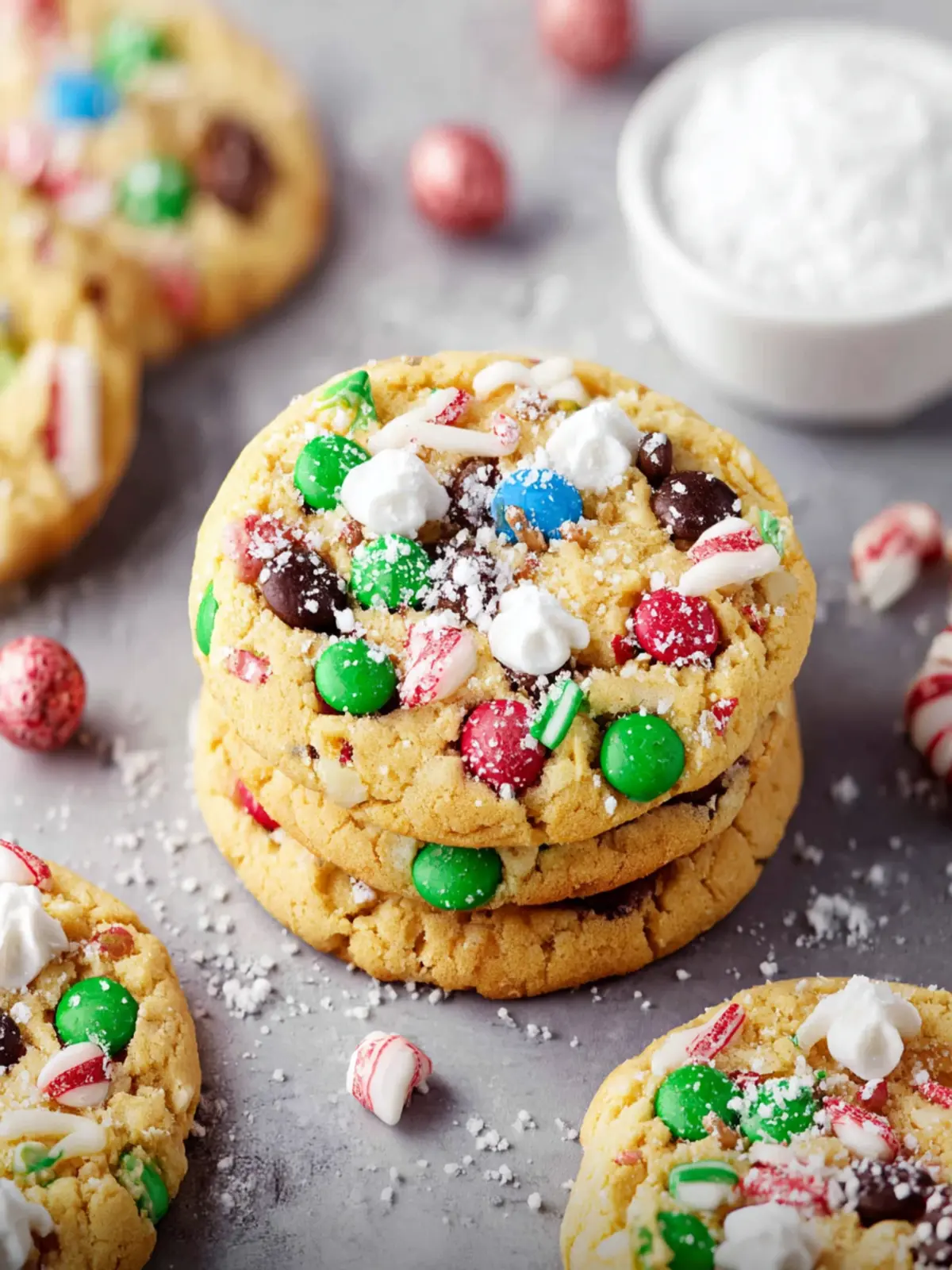 Christmas Monster Cookies First Image