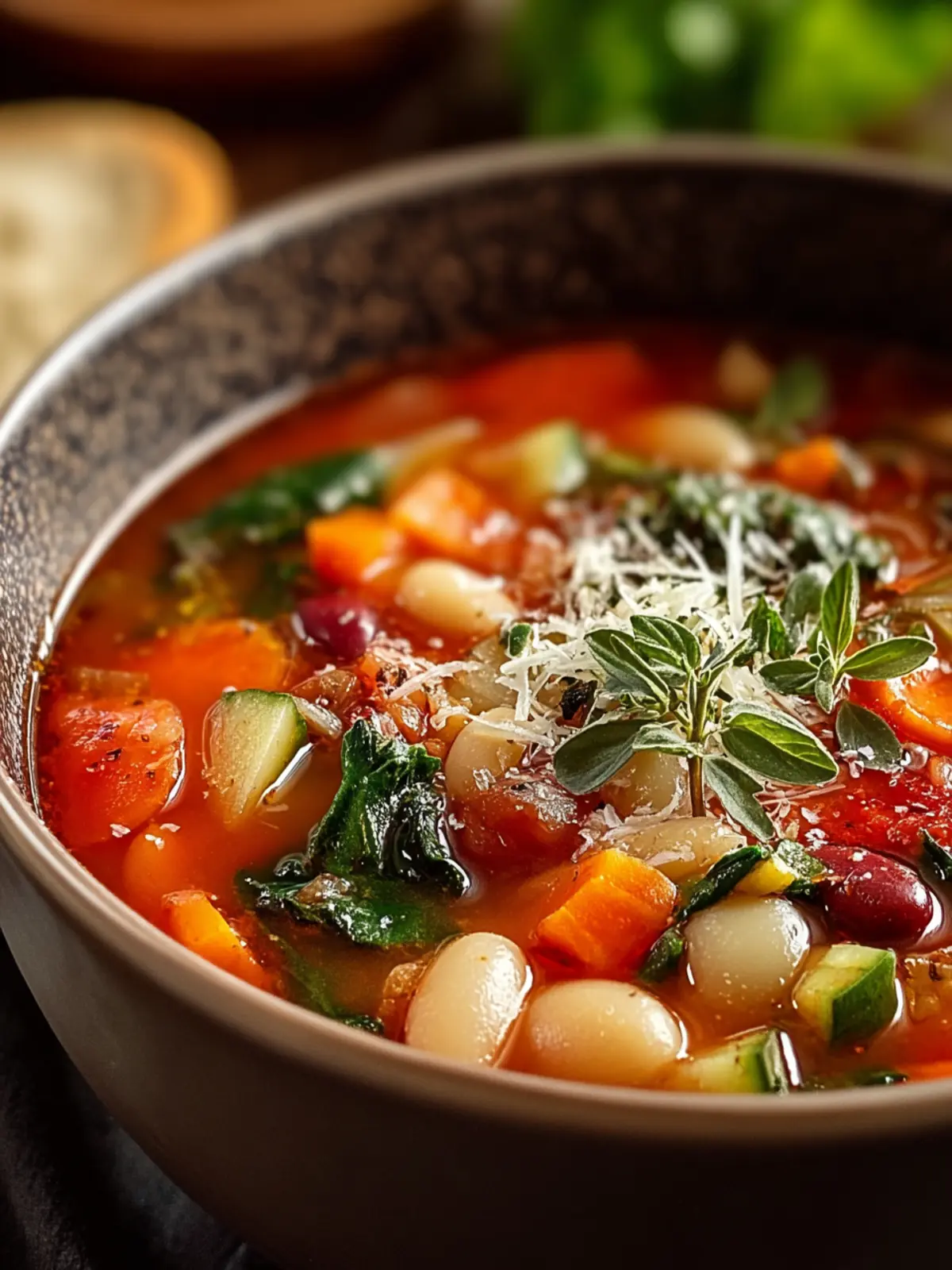 Easy & Healthy Minestrone Soup: A Comforting Delight First Image