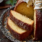 High Altitude Eggnog Pound Cake First Image