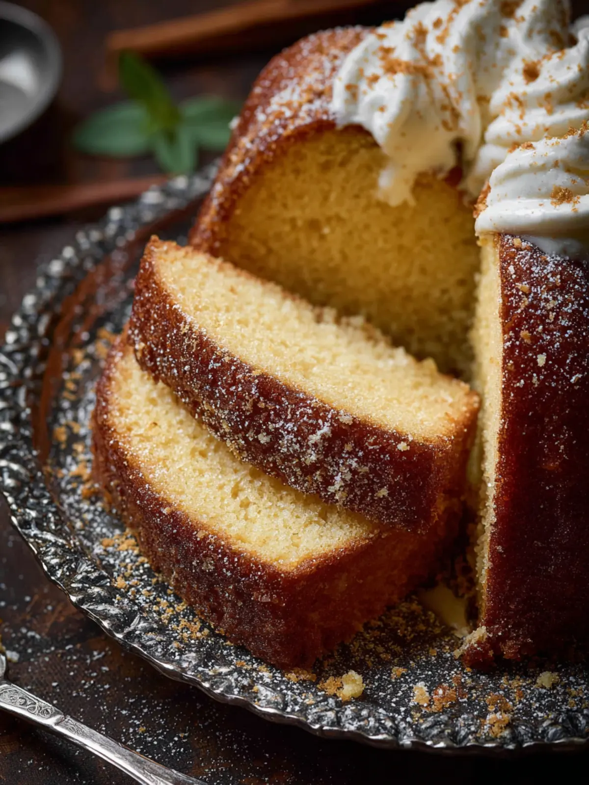High Altitude Eggnog Pound Cake First Image