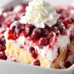 Heavenly Cranberry Orange Angel Food Cake Dessert First Image