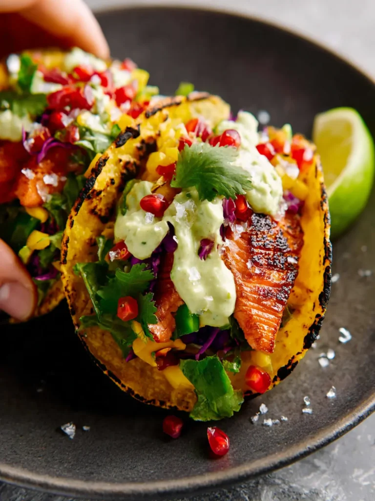 Salmon Tacos Recipe First Image