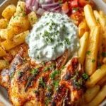 Chicken Plate with Tzatziki & Fries: An Incredible Ultimate Recipe First Image