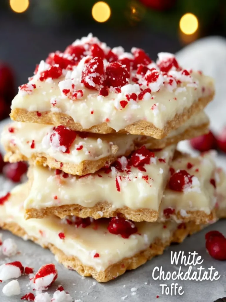 White Chocolate Cracker Toffee First Image