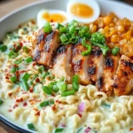Chicken Ramen w/ Creamy Garlic Sauce: An Incredible Ultimate Recipe First Image
