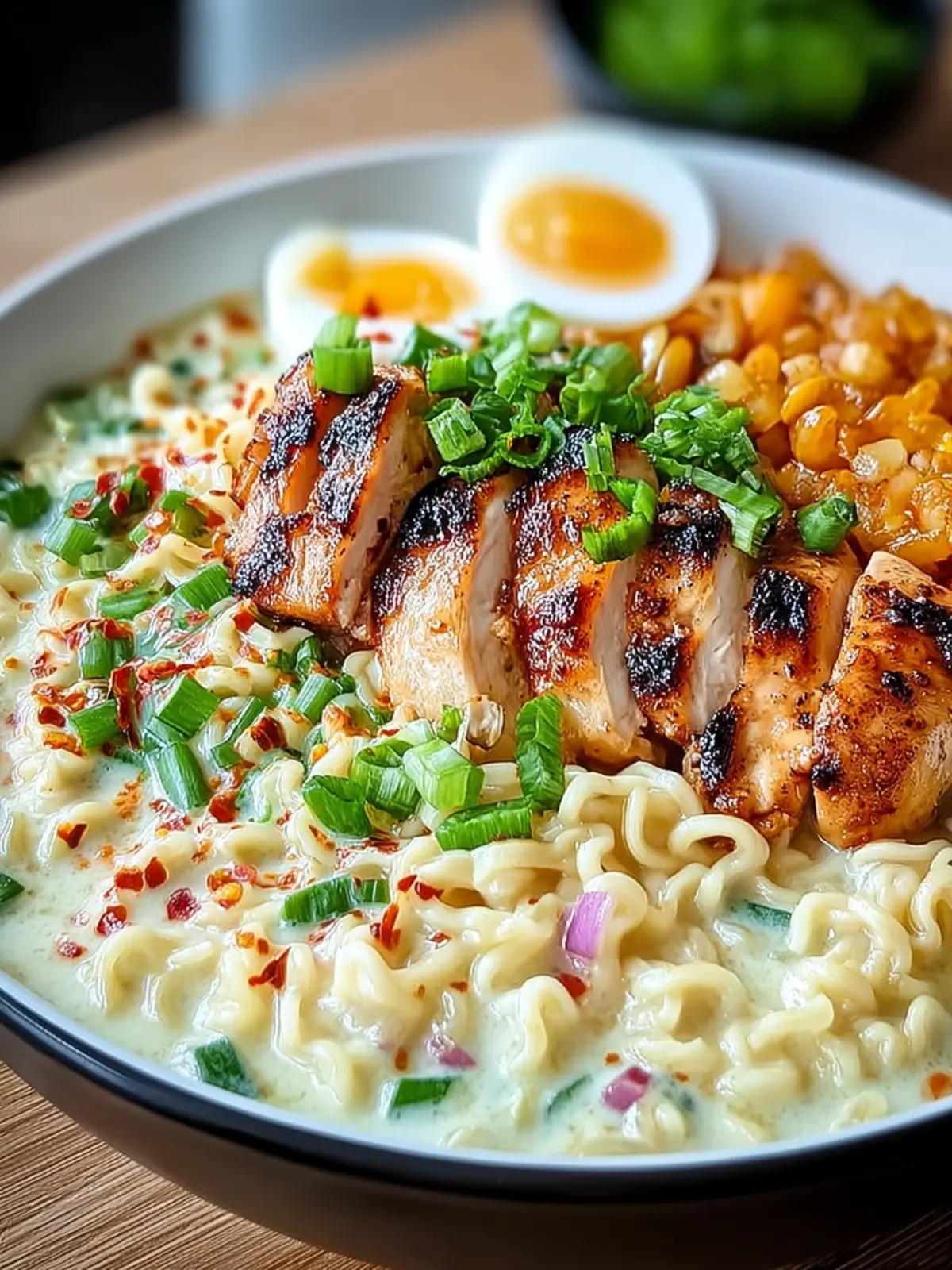 Chicken Ramen w/ Creamy Garlic Sauce: An Incredible Ultimate Recipe First Image
