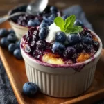 Baked Blueberry Cottage Cheese Bowls First Image