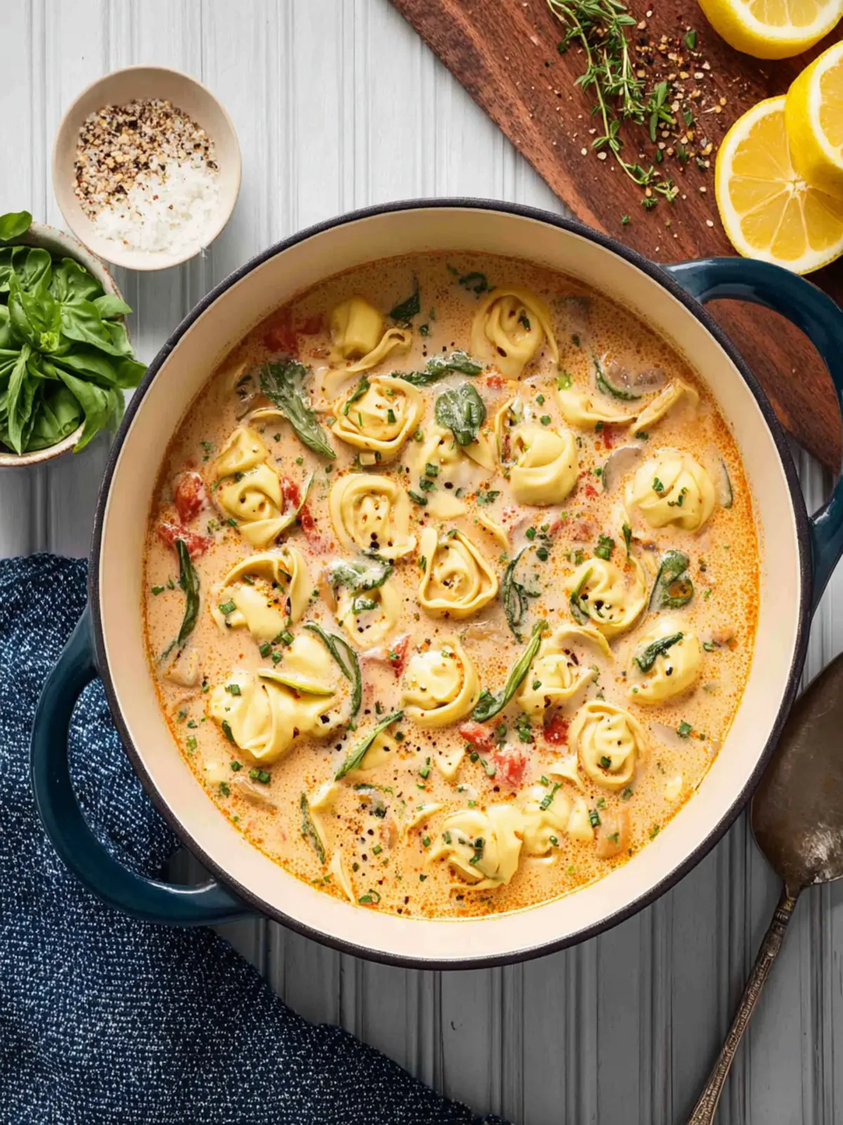 Creamy Tortellini Soup First Image