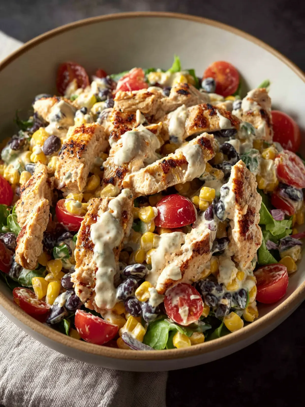 Easy Southwestern Chicken Salad with Creamy Dressing First Image
