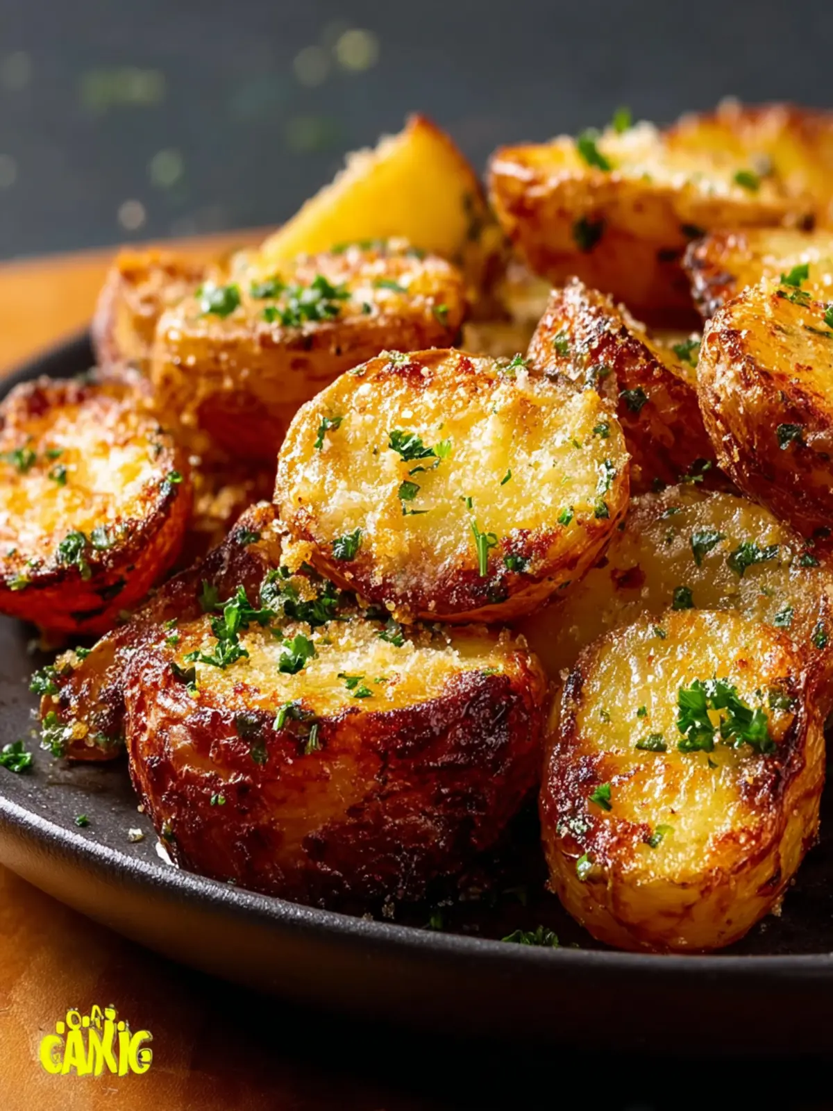 Garlic Parmesan Roasted Potatoes First Image