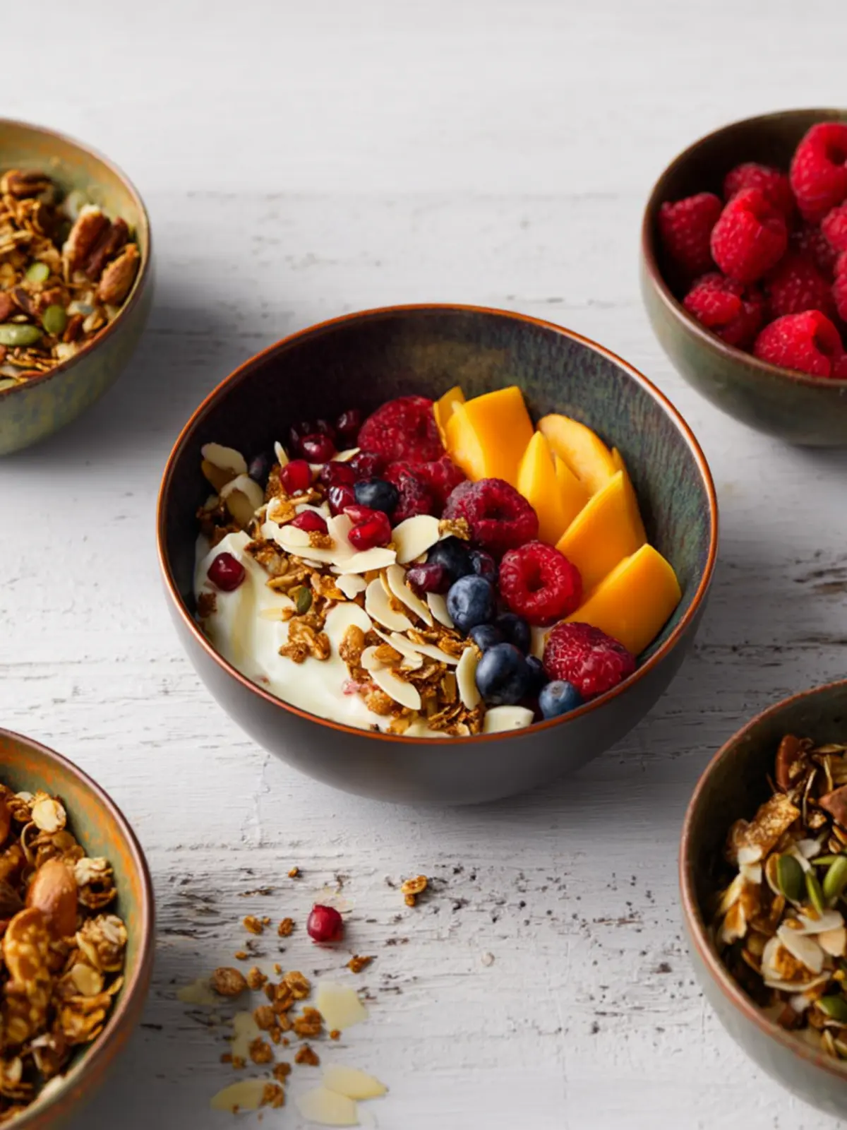 Granola & Yogurt Bowls (4 Ways) First Image