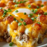 Irresistible Tater Tot Sausage Breakfast Casserole Recipe First Image