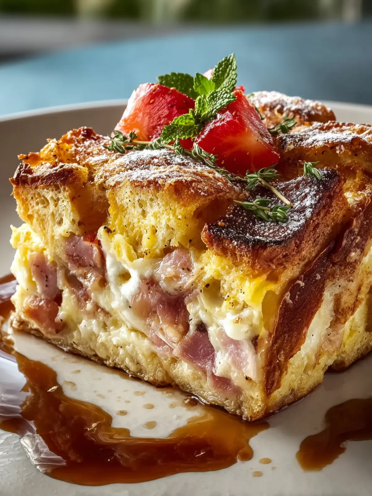 Monte Cristo Breakfast Casserole First Image