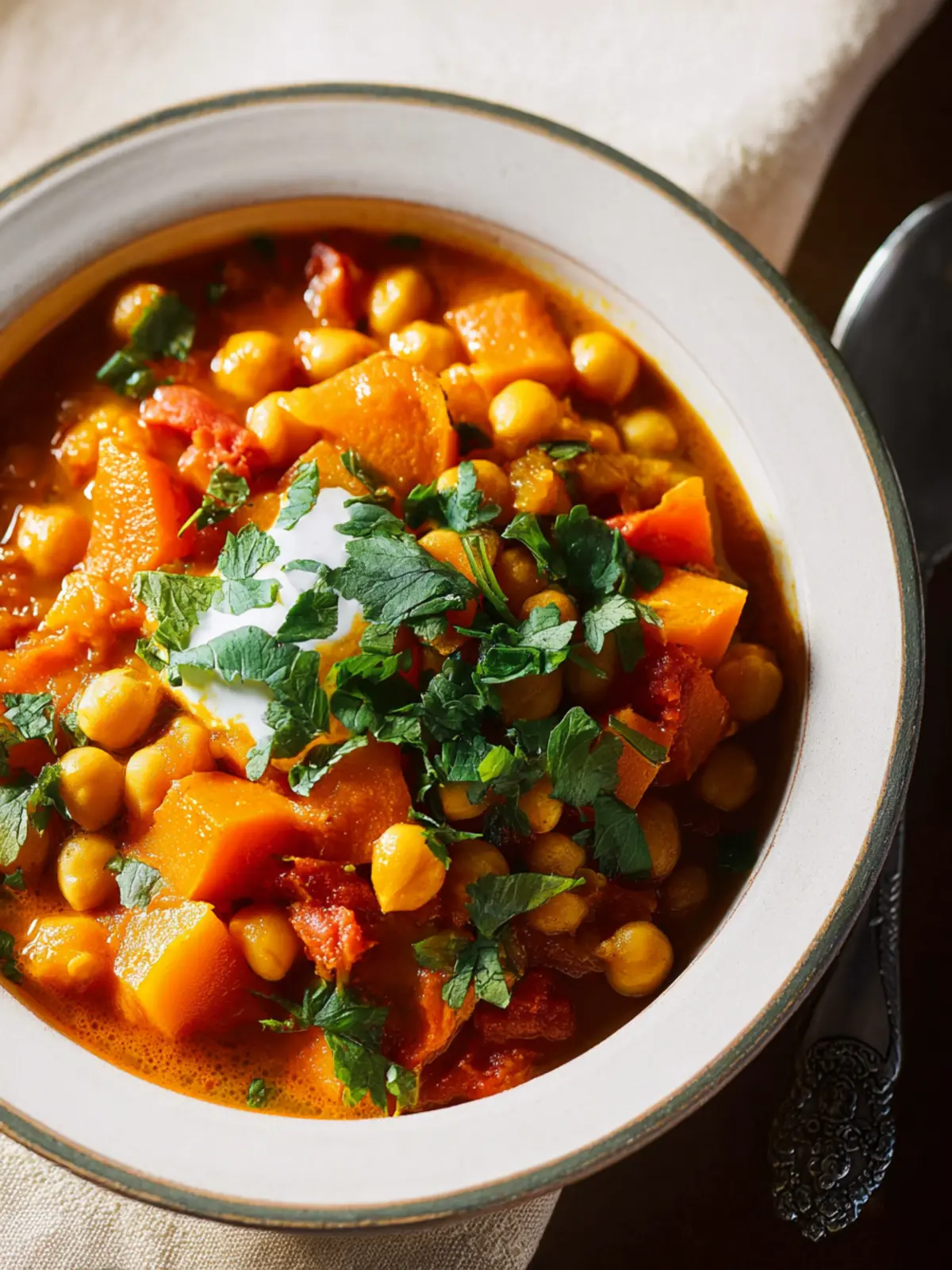 Moroccan Chickpea Stew First Image