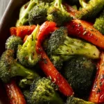 Roasted Broccoli and Carrots First Image