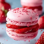 Strawberry Macaron Recipe First Image