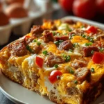 Irresistible Hearty Sausage and Egg Casserole Recipe First Image