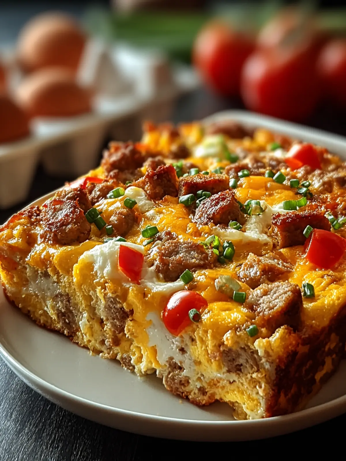 Irresistible Hearty Sausage and Egg Casserole Recipe First Image