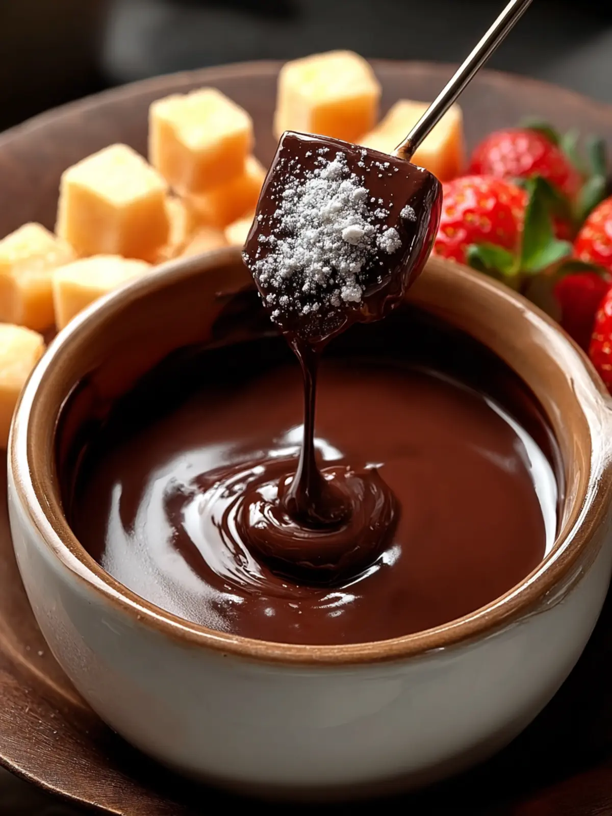 Irresistible Ginger Chocolate Fondue Recipe for Parties First Image