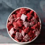 Easy Red Velvet Puppy Chow First Image