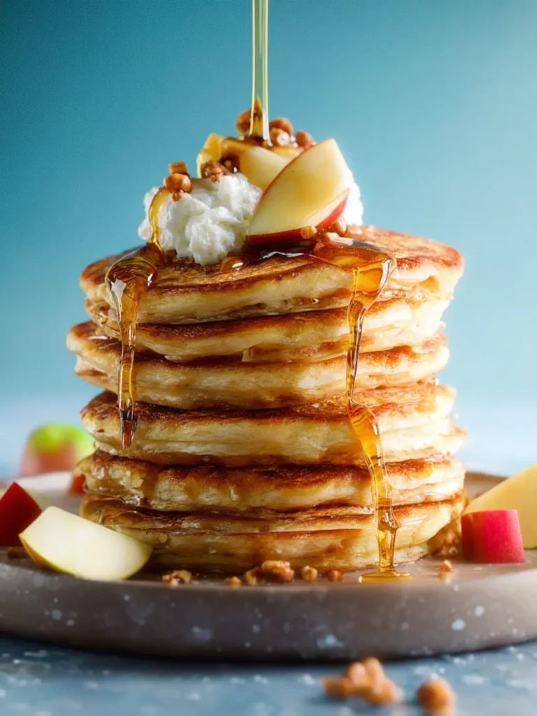 Fluffy Apple Pancakes First Image