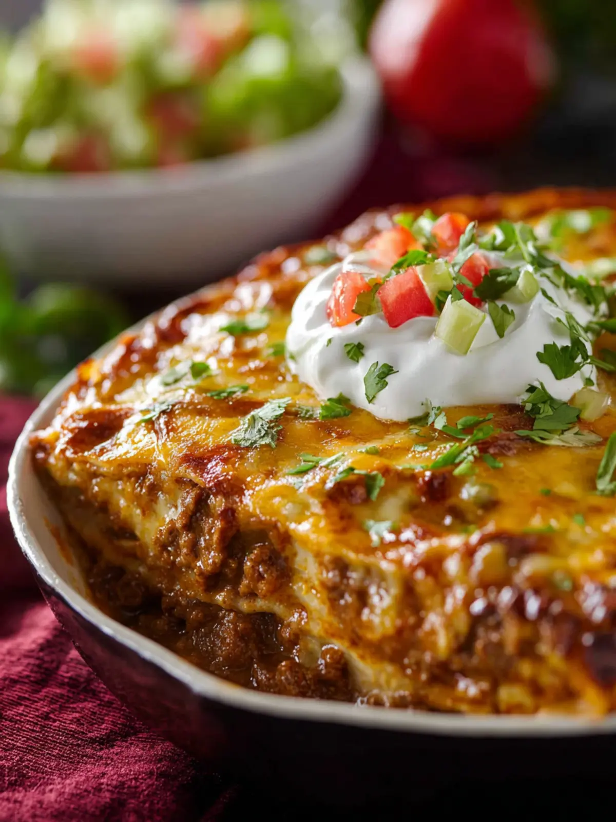 Beef Enchilada Casserole First Image