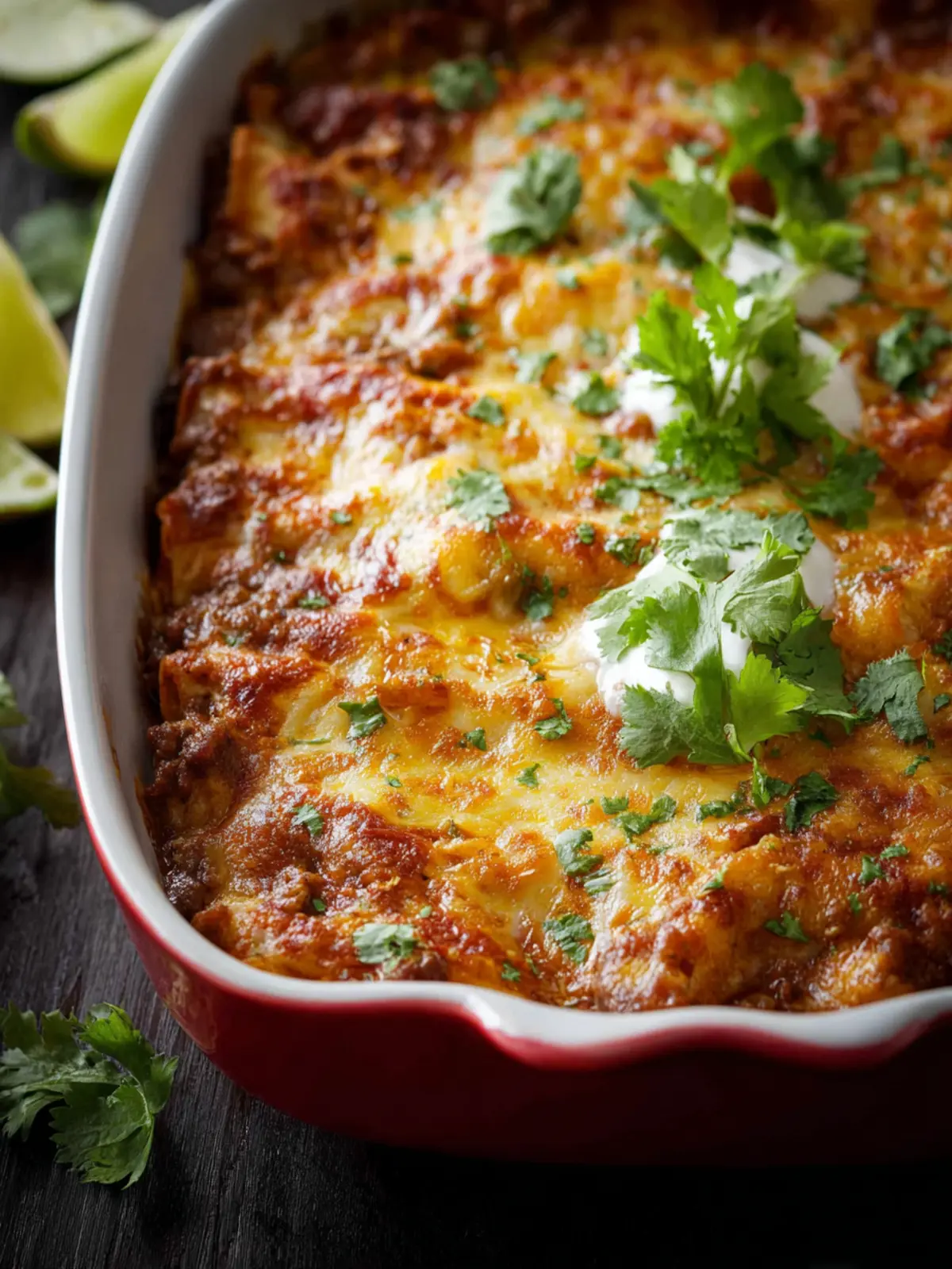 Beef Enchilada Casserole First Image