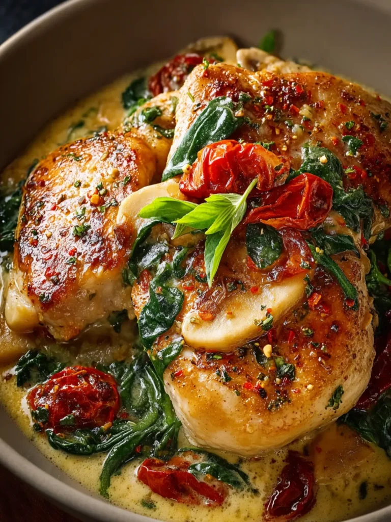 Crockpot Tuscan Chicken First Image