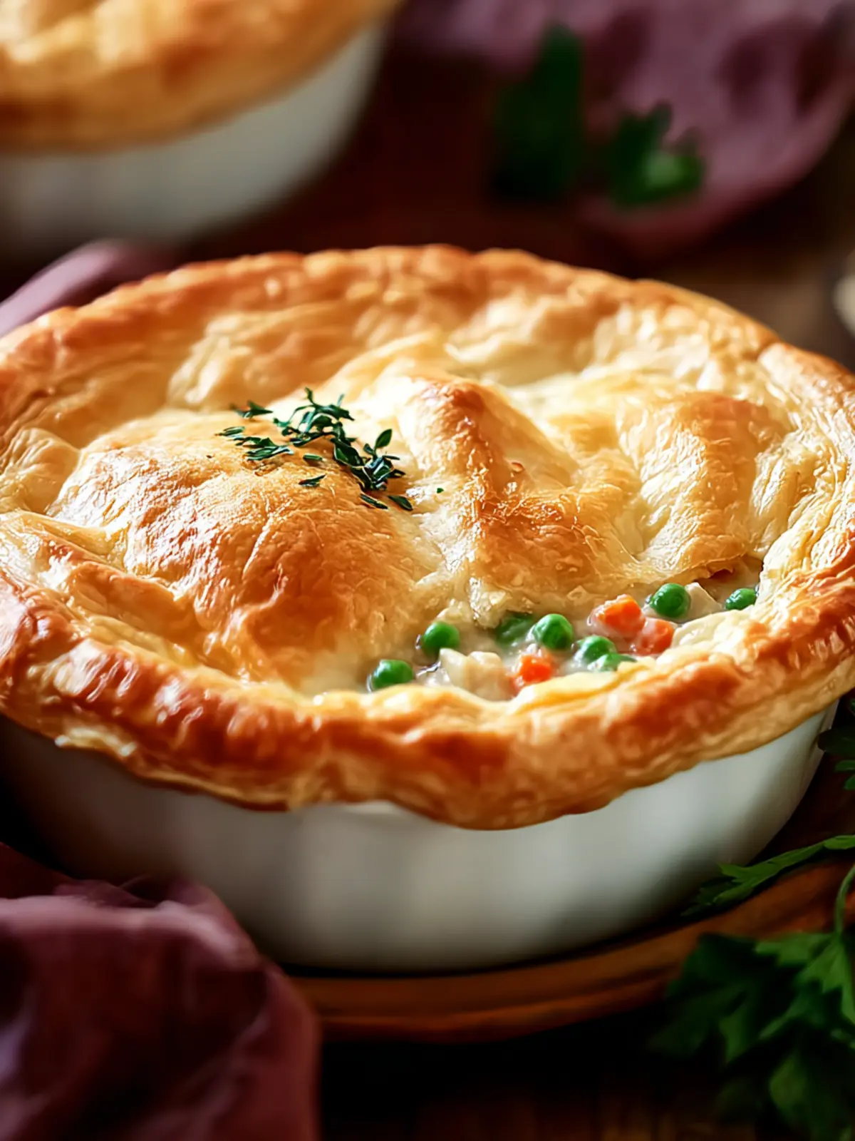 Easy Chicken Pot Pie: A Cozy Twist with Crescent Rolls