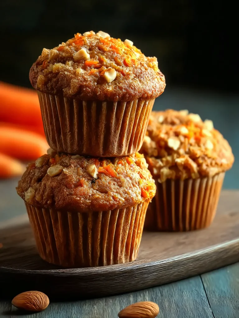 Nutty Carrot Muffins First Image