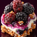 Salted Bliss Blackberry Pretzel Fusion – Sweet & Salty Dessert First Image
