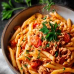 Spicy Tuna and Tomato Pasta Recipe First Image