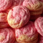 Strawberry Cake Mix Cookies First Image