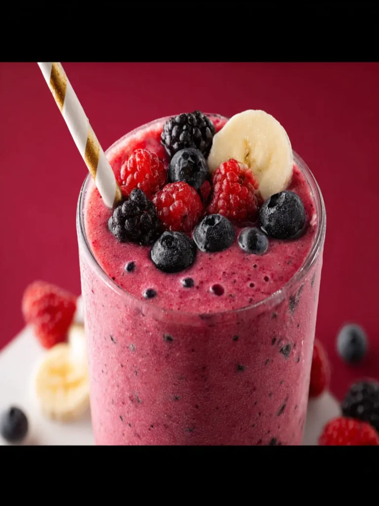 Banana Berry Smoothie First Image