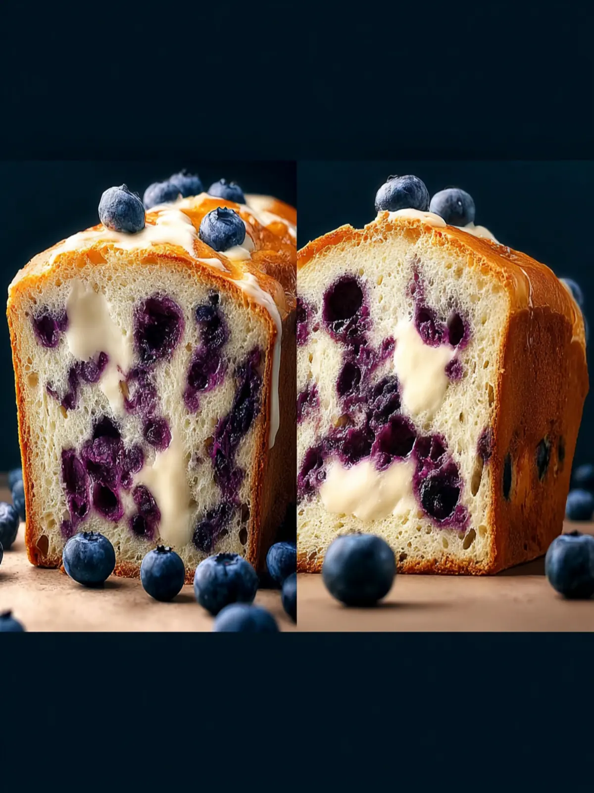 Blueberry Cream Cheese Bread First Image