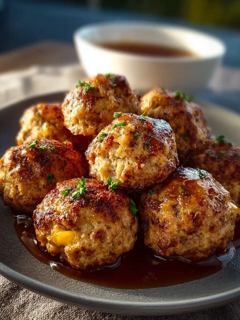 Easy Pancake Sausage Balls First Image