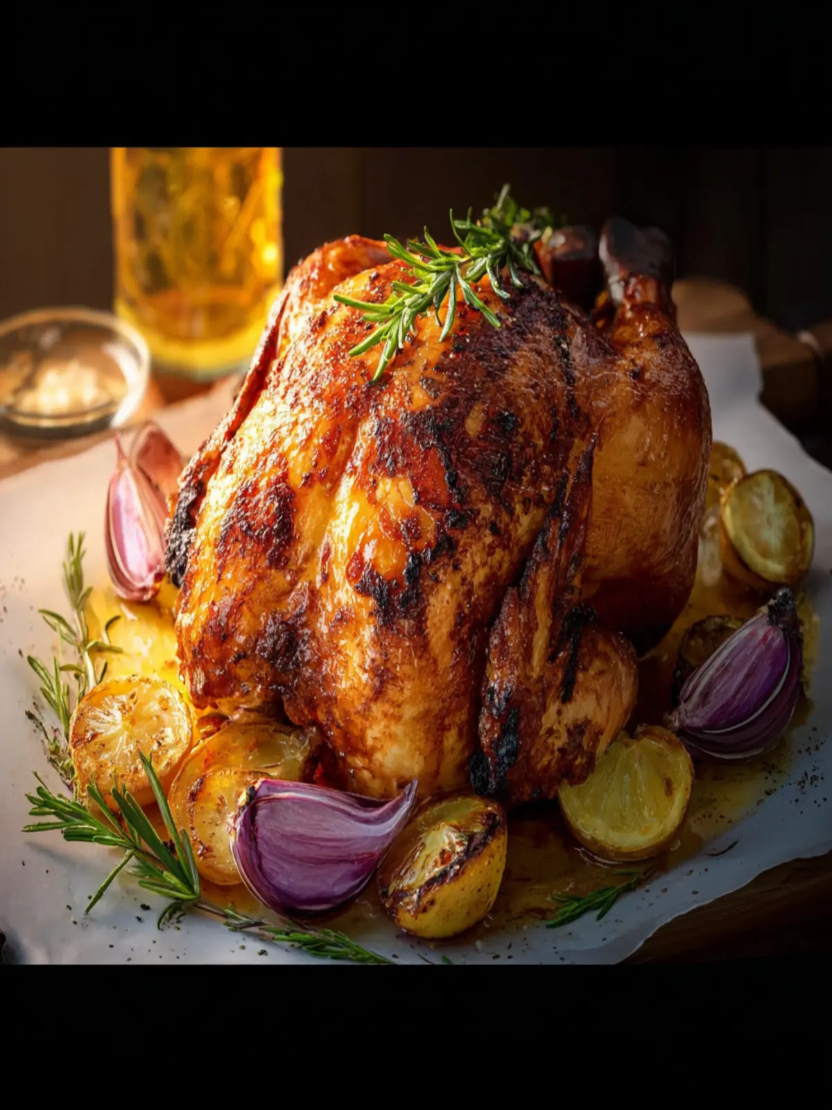 Juicy and Crispy Beer Can Chicken Recipe First Image