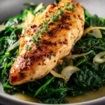 Spring Chicken Spinach Recipe First Image