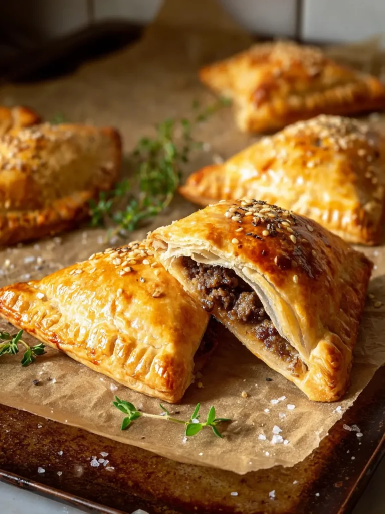 Steakhouse-Style Flaky Beef Hand PIes First Image