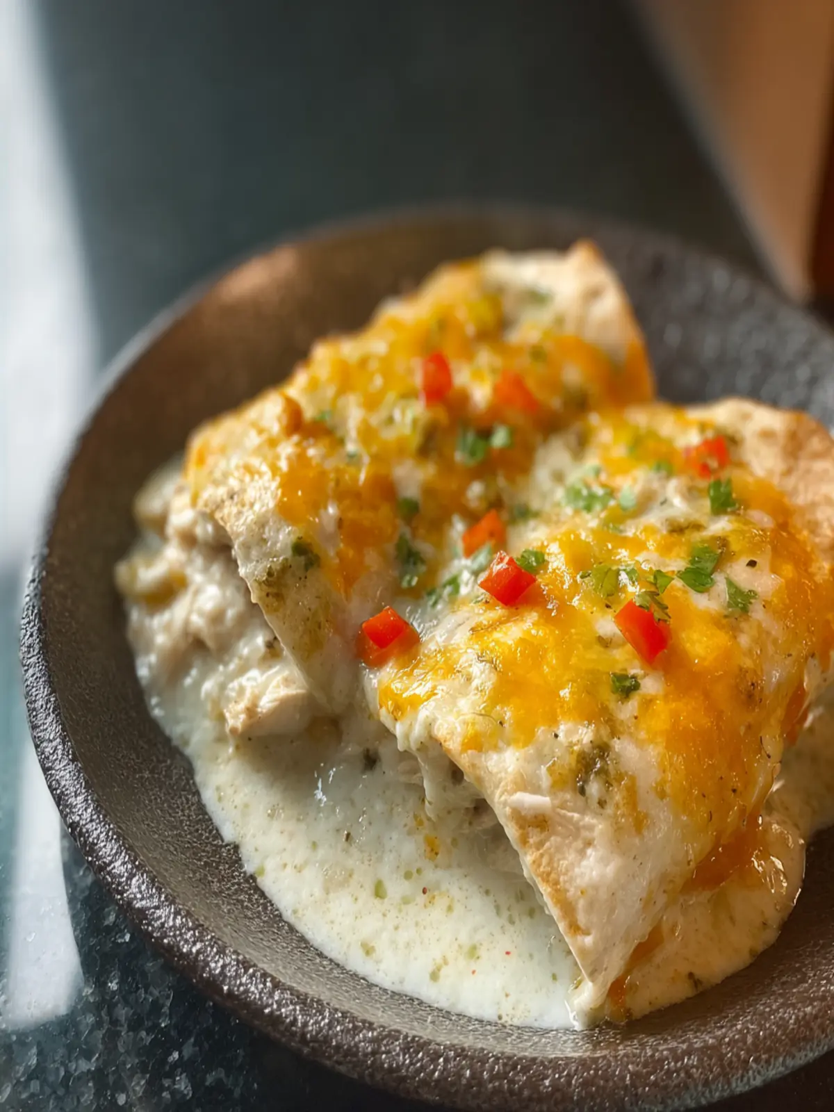 White Chicken Enchiladas Recipe: Creamy and Comforting Delight