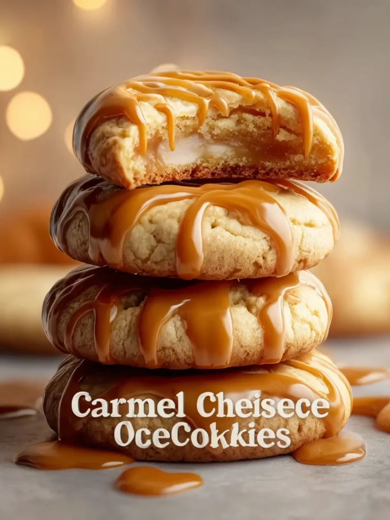 caramel cheesecake cookies First Image