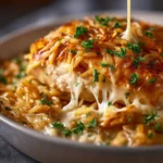 French Onion Chicken Orzo Casserole First Image
