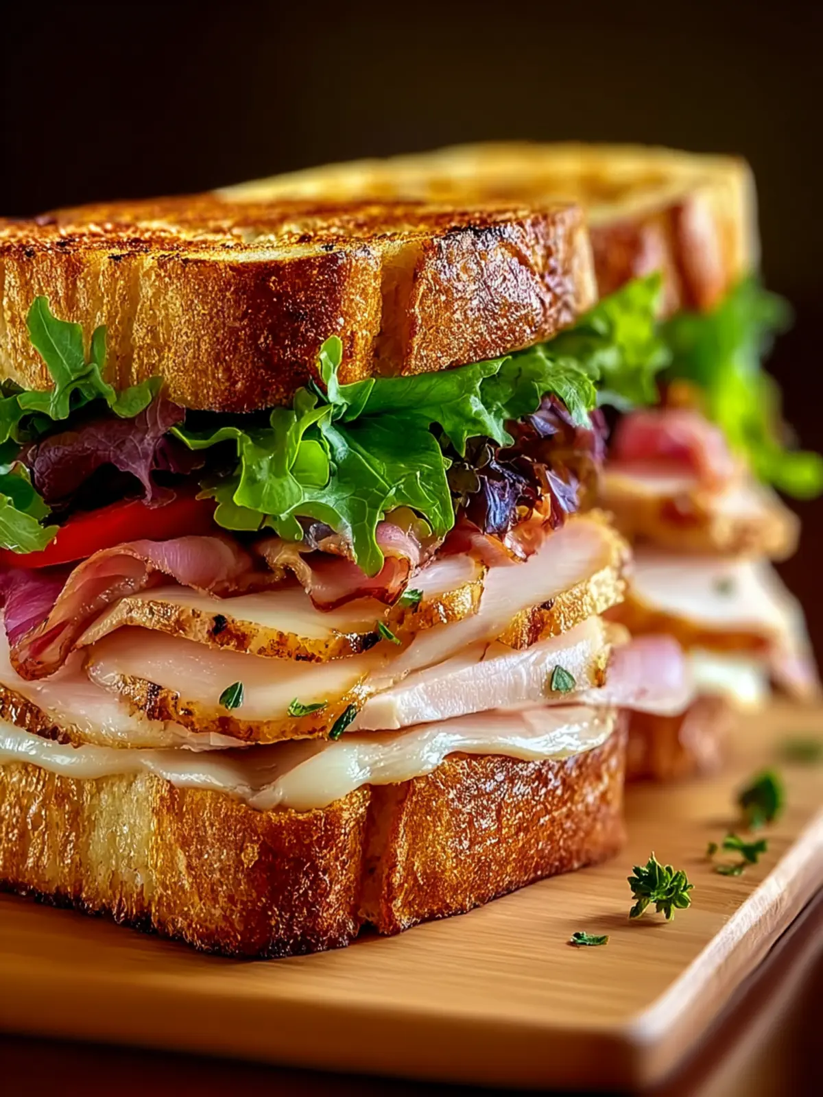 Grilled Chicken Cordon Bleu Sandwich First Image